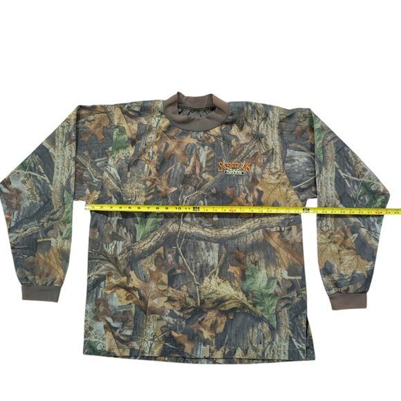 SCENT LOK Savanna Camo Long Sleeve Midweight Pullover Shirt L Advantage Timber - Picture 6 of 7